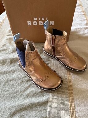MINI BODEN CHELSEA BOOTS, Toddler Girl Size 8